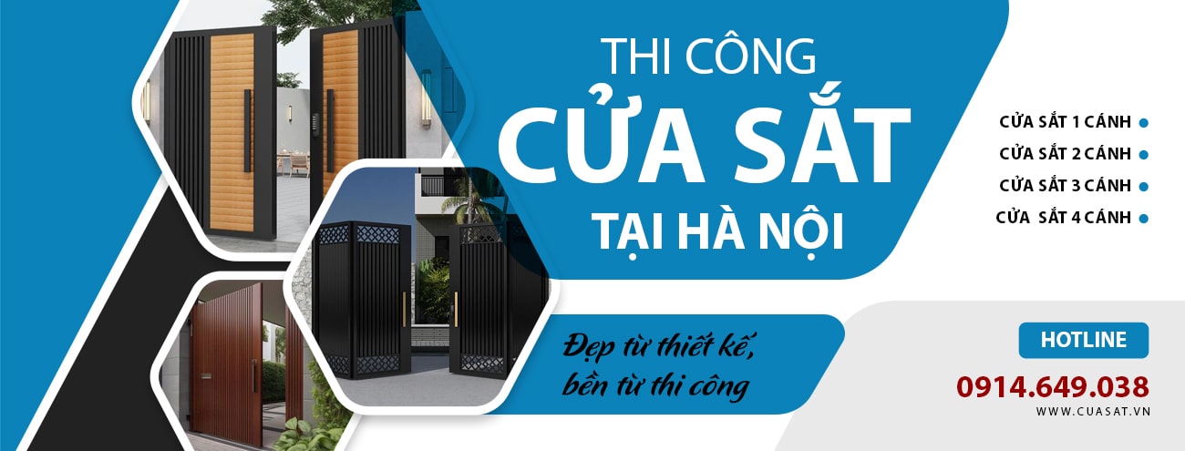 Thi công cửa sắt, cửa inox 1 cánh, 2 cánh, 3 cánh, 4 cánh tại Hà Nội